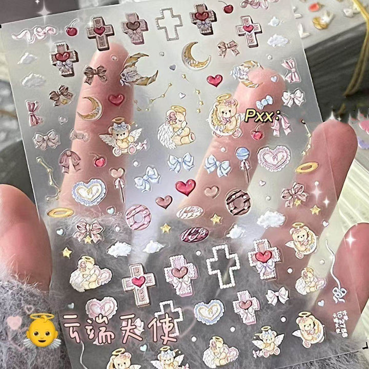 ins Wind Good-looking ccd Stickers Retro Artistic Journal Stickers ipad Phone Water Bottle diy Waterproof Nail Stickers - Leokee case