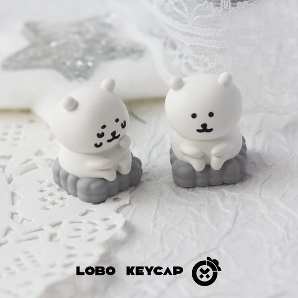 [In Stock] Nagano Joke Bear Resin Artisan Keycap