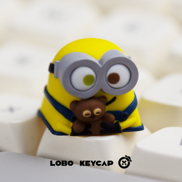[In Stock] Bob Minions Handmade Resin Artisan Keycap