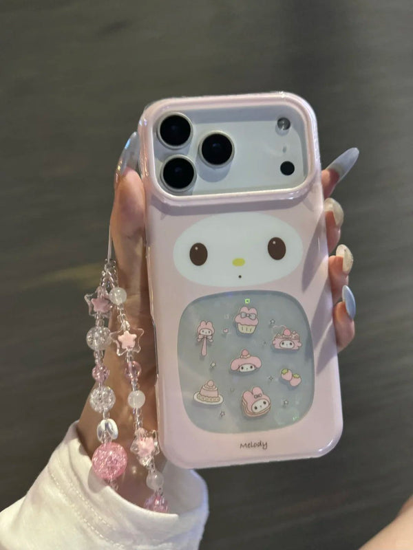 Suitable for Girly Pink My Melody iPhone17/16/15/14promax Female13/12/11Phone case Xs New
