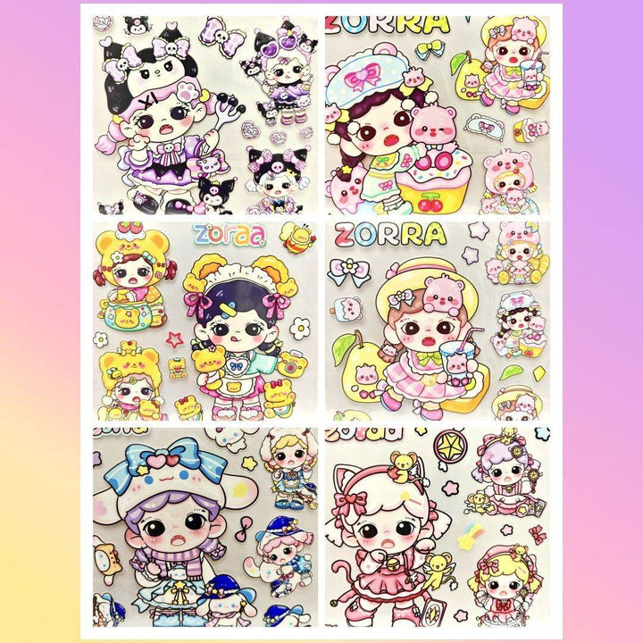 Embossed Sticker/Waterproof and Oil-Proof/DIY Handmade - Leokee case