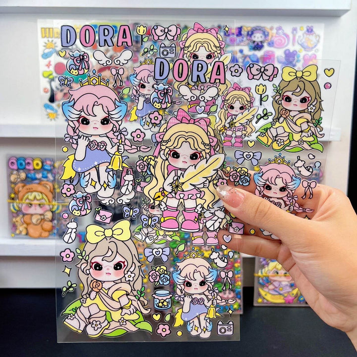 DORA Sticker Series【Matte Embossed Stickers】diy - Leokee case