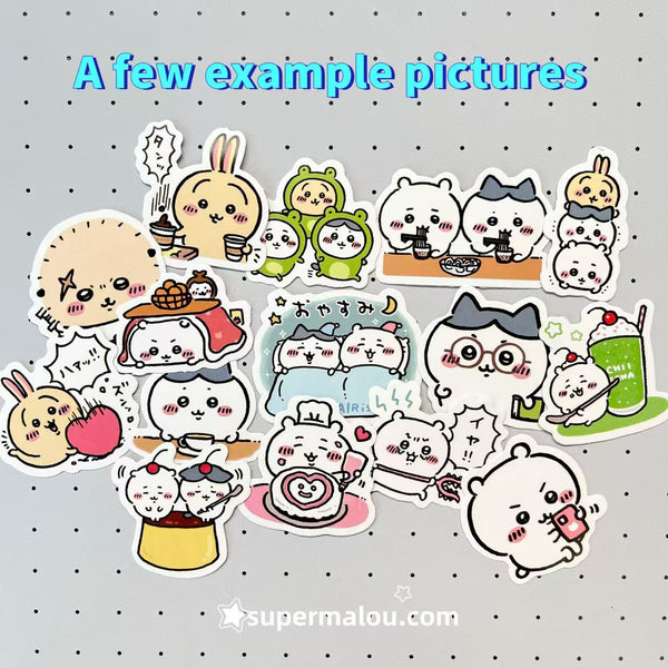 100-200Pcs Chiikawa DIY Stickers