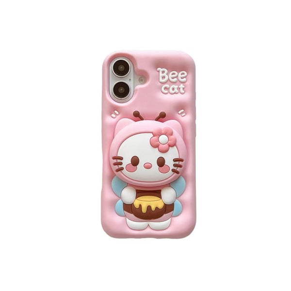 Bee Kitty Cute Phone Case - Adorable Hello Kitty Bee Design iPhone Protection