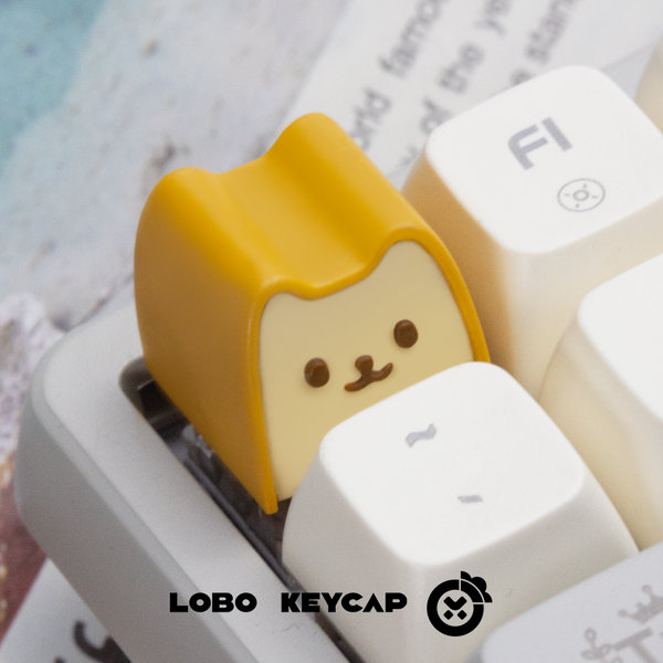 [In Stock] Puppy Bread Resin Artisan Keycap