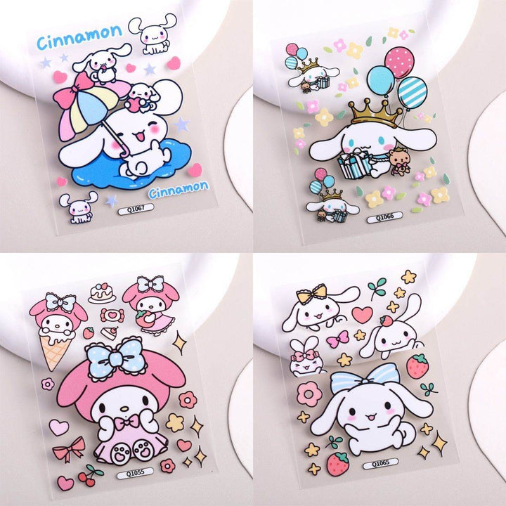 Cute Pink Jelly Stickers ins Good-looking diy 3D Cartoon Super Cute Tablet Camera Notebook - Leokee case