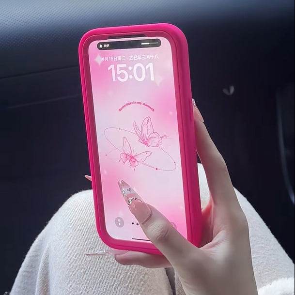 Thickened silicone wave pattern non-slip phone case - Leokee case