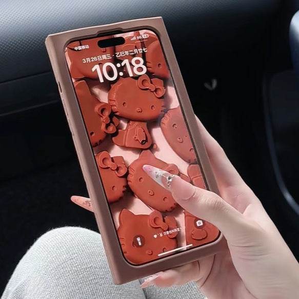 Stereo Chocolate Bear Phone Case - Leokee case