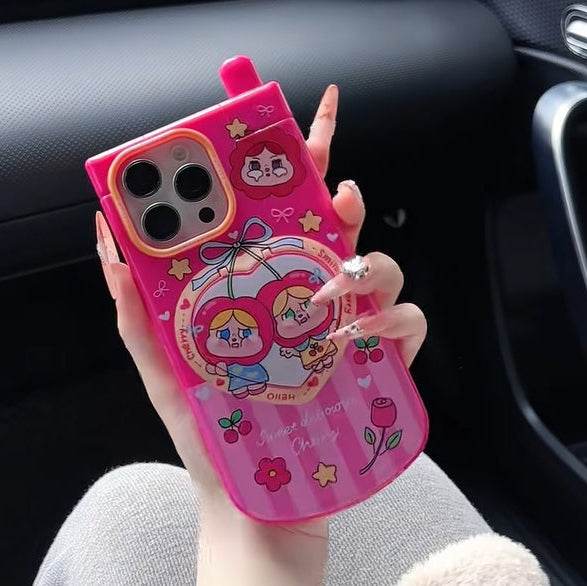 Love Flip Mirror Big Brother Phone Case - Leokee case