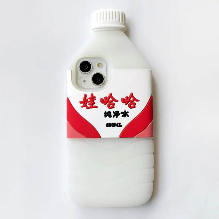 3D cartoon cute Mineral water bottle phone case For iphone - Leokee case