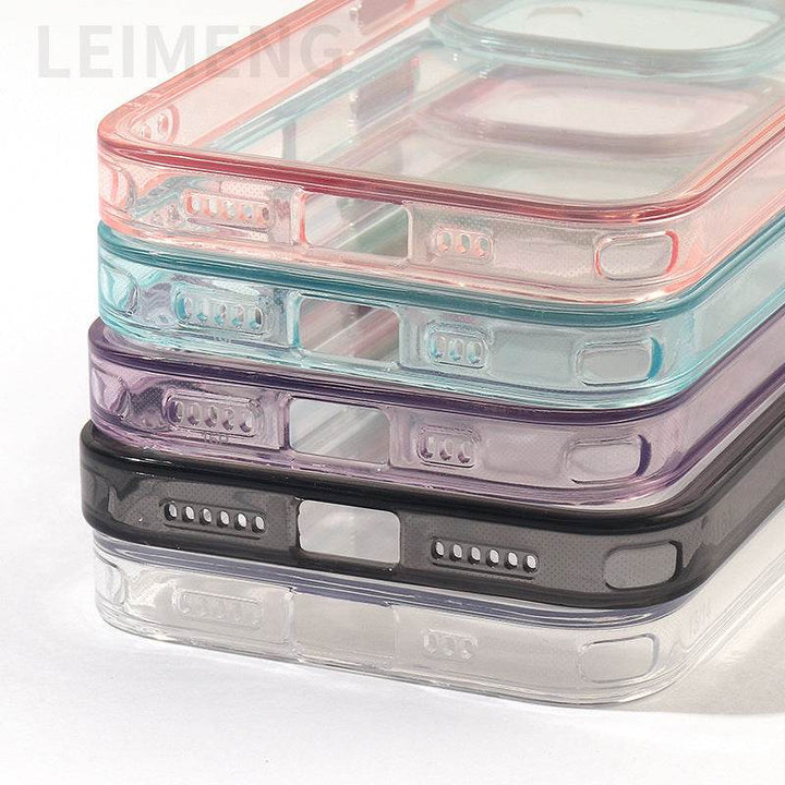 Simple and transparent phone case that can be customized - Leokee case