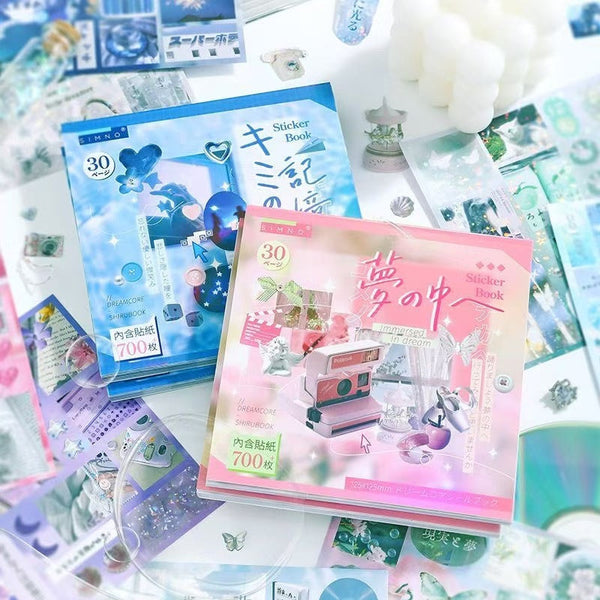 30 Sheets Japanese Dream Core Sticker Book