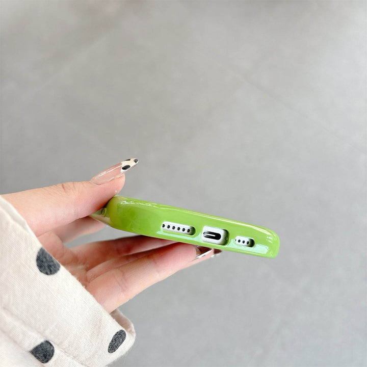 DIY phone case 2-in-1 transparent recessed shockproof case - Leokee case