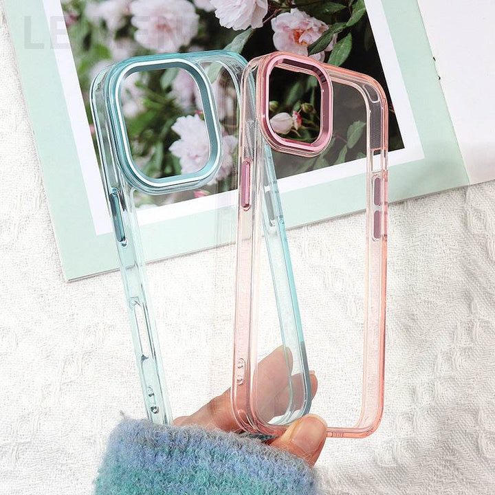 Simple and transparent phone case that can be customized - Leokee case