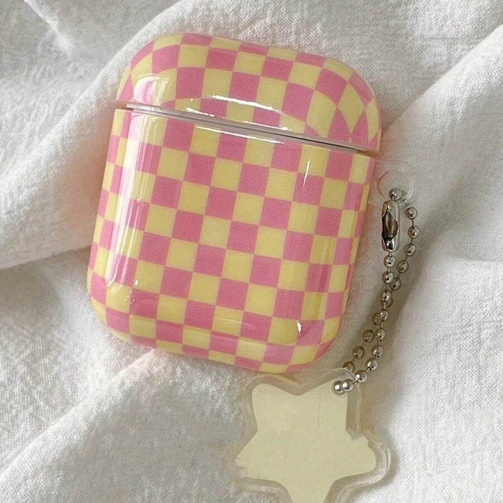 Apple Minimalist Striped Plaid Pattern Airpods Pro 2 Wireless Earphones Protective Case Compatible With Airpods 3 2 Ipod Earphone Shell Cover - Leokee case