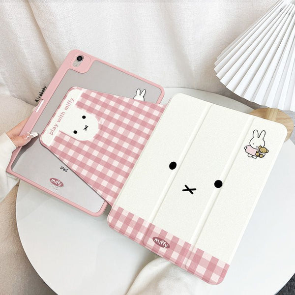 Rotate ipadair5Protective Shell pro Acrylic9.71-inch Miffy Rabbit9/10/11New Generation10.2