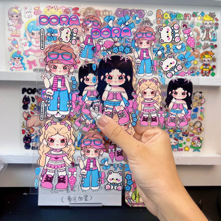 DORA Sticker Series【Matte Embossed Stickers】diy - Leokee case