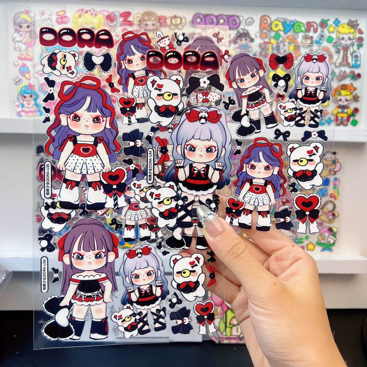 DORA Sticker Series【Matte Embossed Stickers】diy - Leokee case