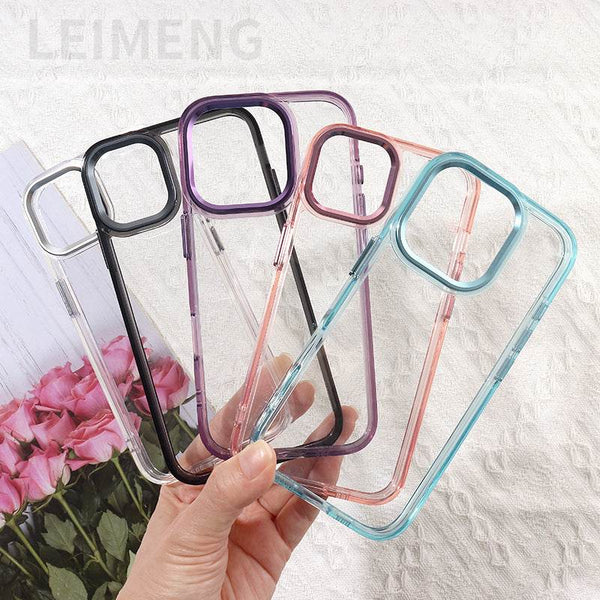 Simple and transparent phone case that can be customized - Leokee case