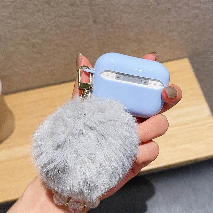 Cute Glitter Bow knot Crystal Headphone Cover Pendant Minimalist Style For Apple Airpods pro2 3 2 4 Headset Protective Case - Leokee case