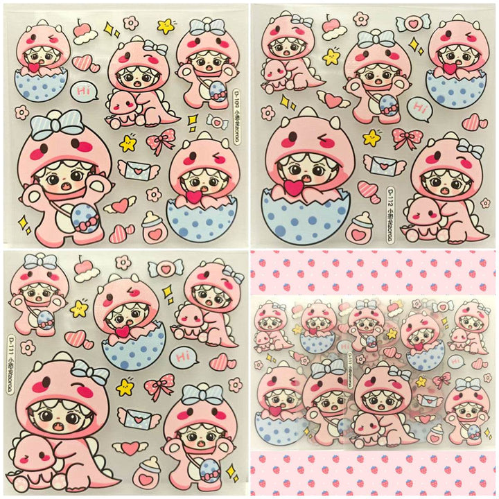 Embossed Sticker/Waterproof and Oil-Proof/DIY Handmade - Leokee case