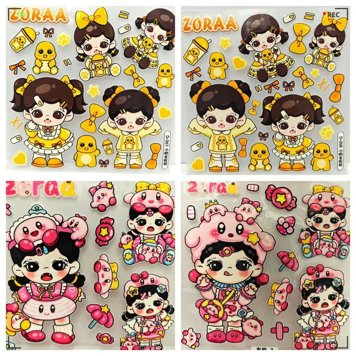 Embossed Sticker/Waterproof and Oil-Proof/DIY Handmade - Leokee case