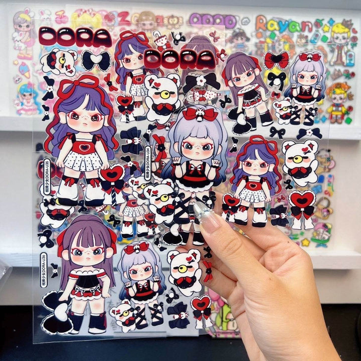 DORA Sticker Series【Matte Embossed Stickers】diy - Leokee case