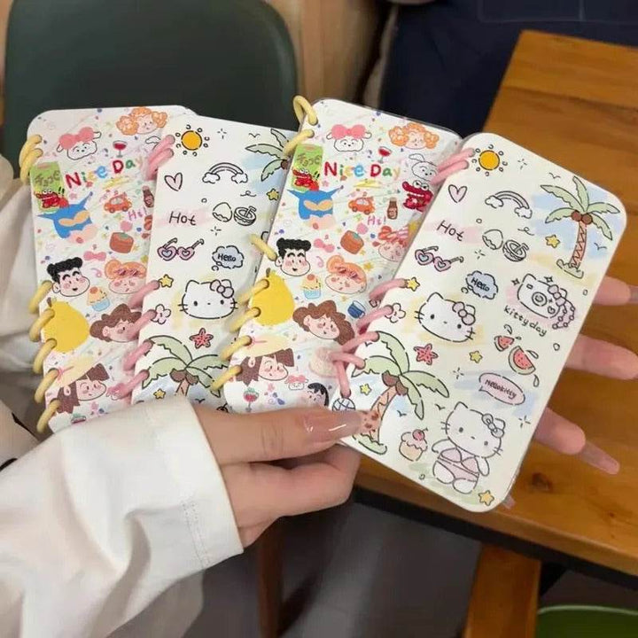 Fun Cartoon Crayon Shin Chan Hellokitty Laptop Flip for IPhone Case - Leokee case