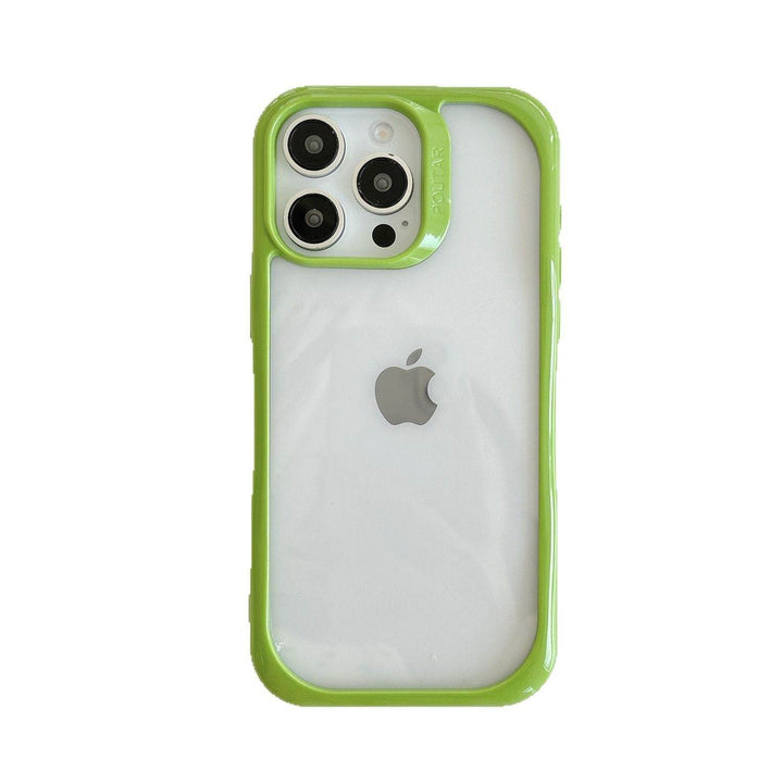 DIY phone case 2-in-1 transparent recessed shockproof case - Leokee case