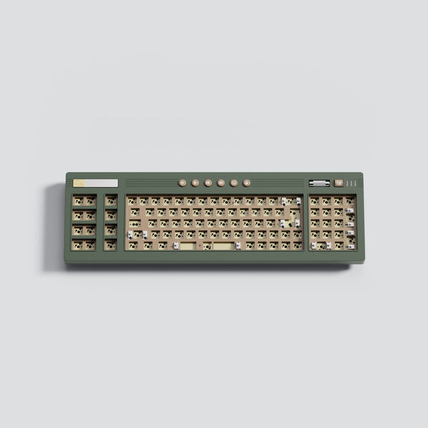 OE93 Wired/Wireless Retro Style Mechanical Keyboard