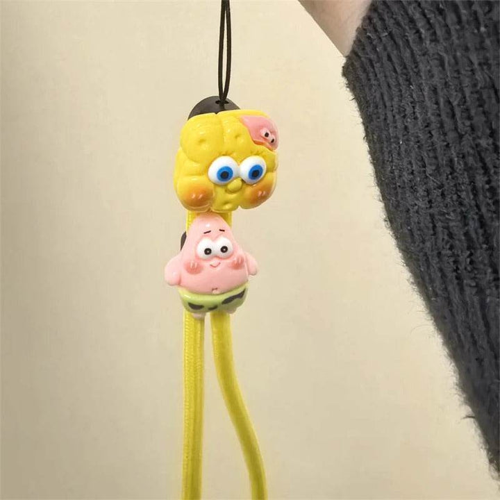 Cute Cartoon SpongeBob Patrick Star Cases Wristband Strap Cover - Leokee case