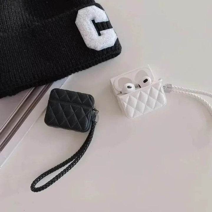 Fashion Wireless Bluetooth Headset Protective Shell Suitable For AirPods 1 2 3 Pro Pro2 AirPods 4 With Lanyard For Easy Carrying - Leokee case