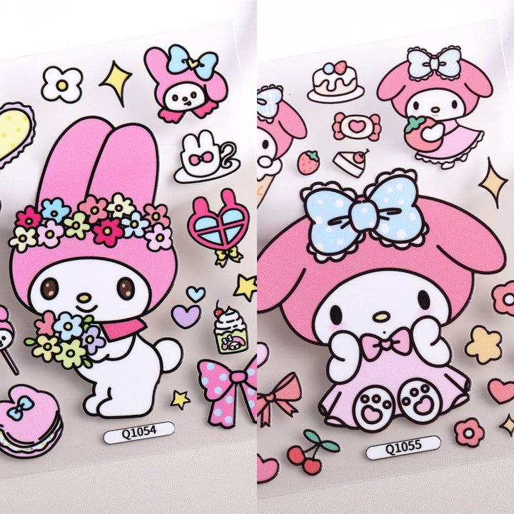 Cute Pink Jelly Stickers ins Good-looking diy 3D Cartoon Super Cute Tablet Camera Notebook - Leokee case