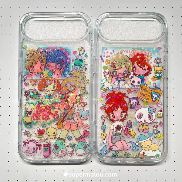 After School Cool Girl Handmade Sticker Phone Case Samsung Case