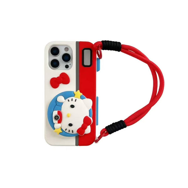 Kitty Camera Cute Phone Case - Hello Kitty Photography Design iPhone Protection