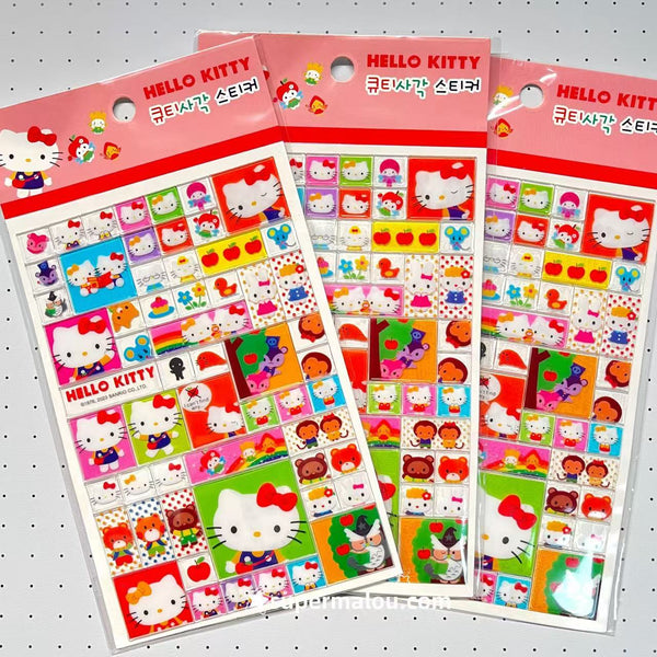 Cartoon Hello Kitty 3D Jelly Stickers