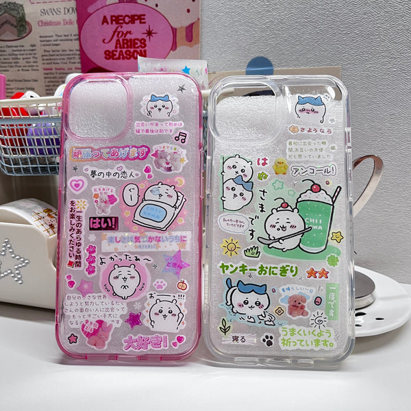 Chiikawa Handmade Sticker iPhone Case Samsung Case
