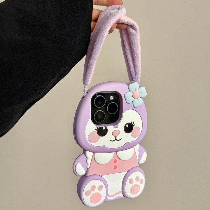 Cartoon Cute Big Ears Bunny Phone Case - Leokee case
