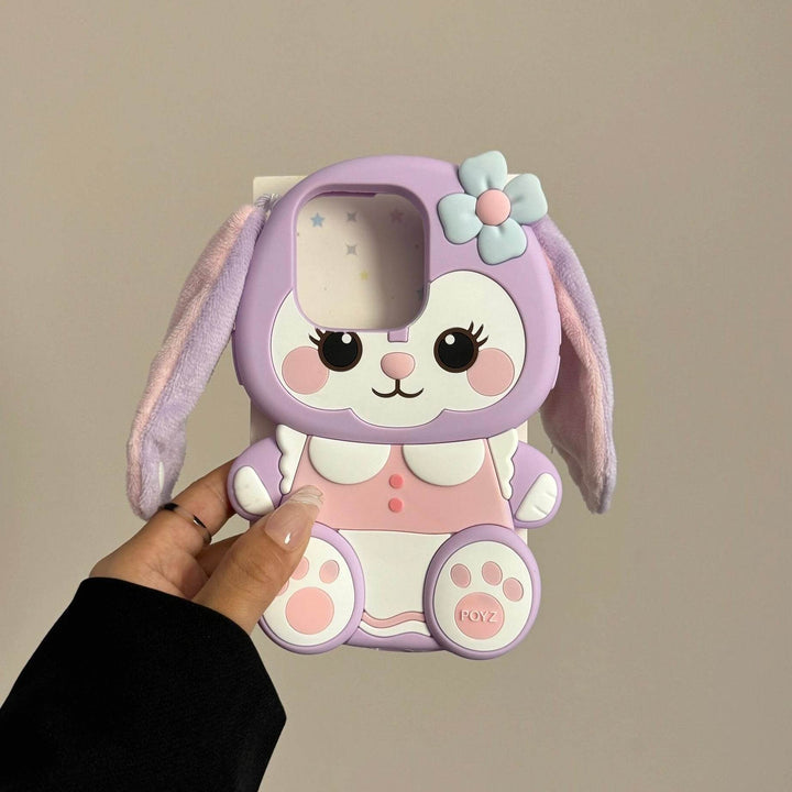 Cartoon Cute Big Ears Bunny Phone Case - Leokee case