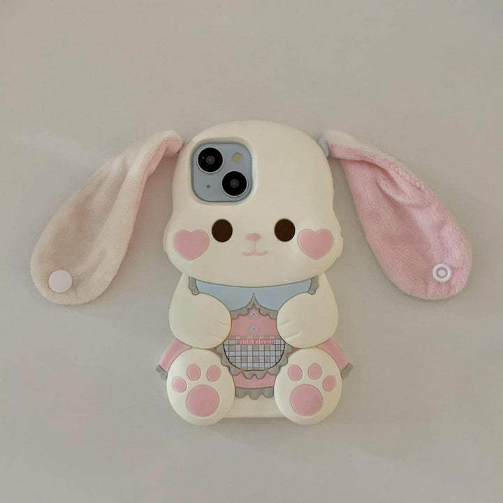 Cartoon Cute Big Ears Bunny Phone Case - Leokee case