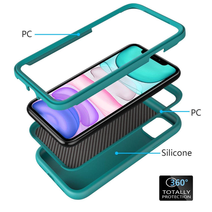 Thickened silicone wave pattern non-slip phone case - Leokee case