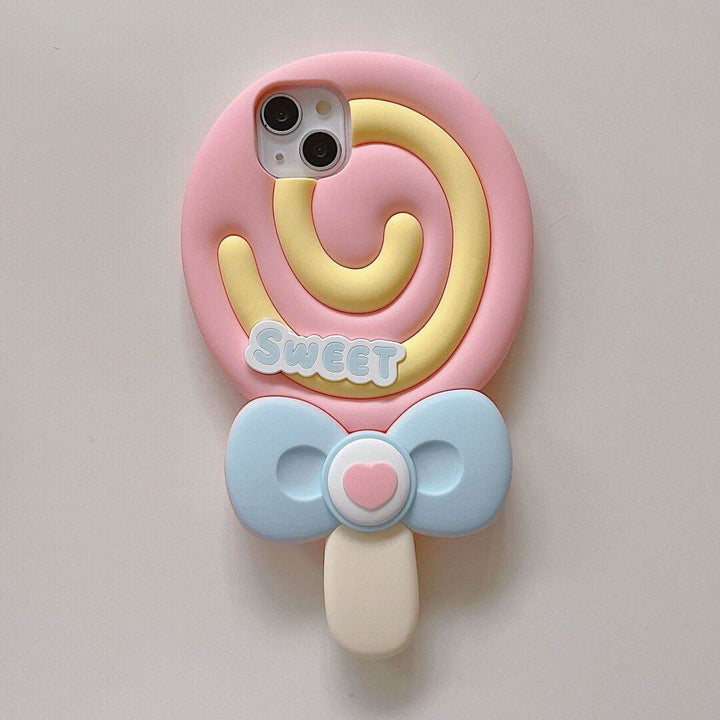 Three-dimensional lollipop phone case - Leokee case