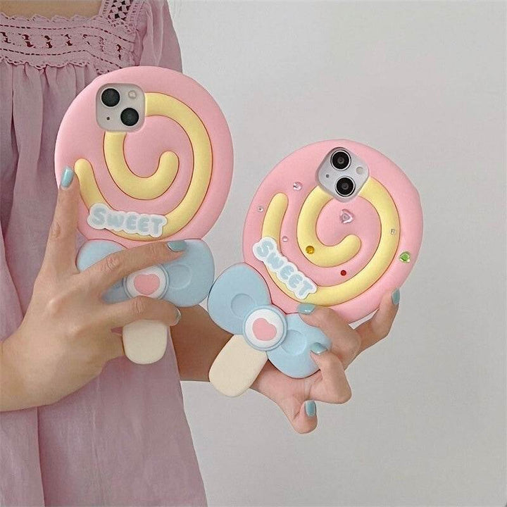 Three-dimensional lollipop phone case - Leokee case