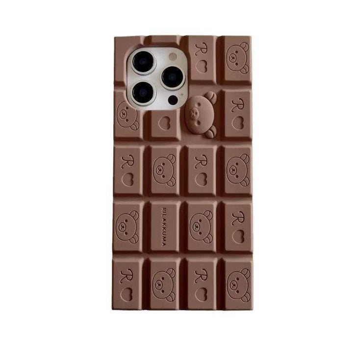 Stereo Chocolate Bear Phone Case - Leokee case