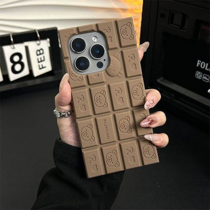 Stereo Chocolate Bear Phone Case - Leokee case
