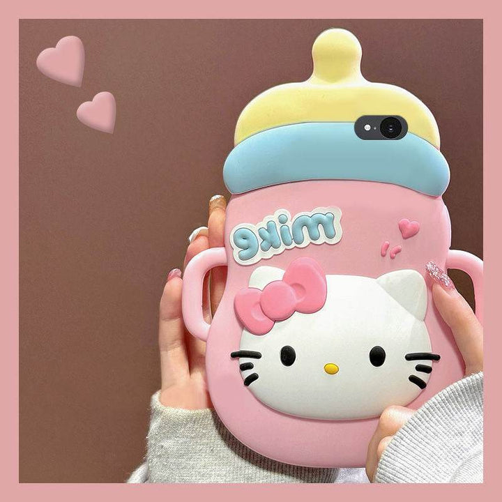 Cute Bottle KT Cat Phone Case - Leokee case