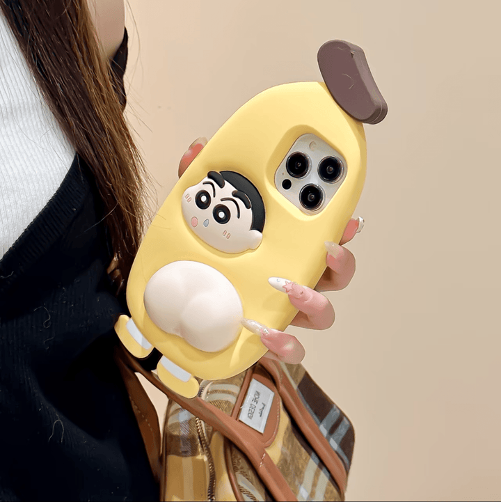 Cartoon Fart Crayon Shin-chan Phone Case - Leokee case