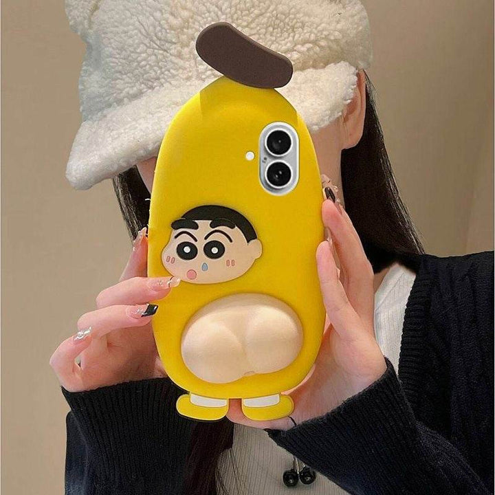 Cartoon Fart Crayon Shin-chan Phone Case - Leokee case