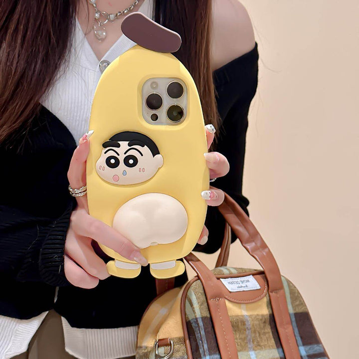 Cartoon Fart Crayon Shin-chan Phone Case - Leokee case