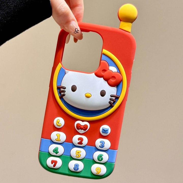 Three-dimensional KT cat big brother cell phone case - Leokee case